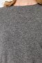 Women's Crew Neck Classic Wool Sweater Smoked - 7