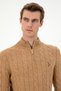 Men's Camel Melange Sweater 50293140 -Vr122 - 2