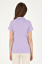 Women's Lilac Basic T-Shirt 50280065-Vr034 - 5