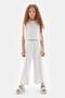 Bg Store Girl's White Trousers 23Ss0Tj4218