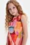 Bg Store Girl Patterned Dress 23ss0tj4908 - 2