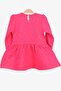 Girl's Long Sleeve Dress Baby Printed Patterned 1-4 Years, Coral - 2