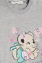 Baby Girl Tracksuit Set, Cute Animal Friends, 4 Months-1.5 Years, Light Gray Melange - 5