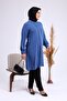 Women's Large Size Hijab Tunic Buttoned Ayrobin Fabric - 5