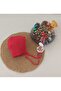 Red Newborn Gift Baby Hand Knitted Cotton Vest Lora Hat Double Set 0-12 Months - 4