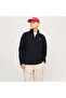 Corp Logo Men's Black Fleece Sweatshirt (12258490-B)