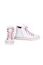 Genuine Leather Powder Detailed Plain White Women's Boots