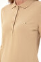 Women's Sand Basic Polo Neck Sweatshirt 50296941-Vr085 - 7