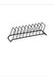 Countertop Mini Plate Holder with Metal Compartment - Dish Rack - 4