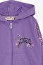 Girl's Cardigan Floral Printed 1-4 Years, Lilac - 3