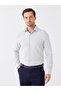 Slim Fit Long Sleeve Dobby Men's Shirt