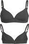 Young Girl Practice Combed Cotton Bra Cotton Soft Cup Underwear - 2
