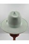 Women's Water Green Color Cowboy Fedora Hat - 4