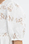 بلوزة إكرو منقوشة مقرمشة للفتيات - 2