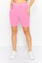 Women Sportswear Fit Textured Shorts, Pink