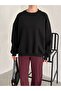 Oversize Basic 3 Thread Raised Sweatshirt