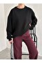 Oversize Basic 3 Thread Raised Sweatshirt - 2