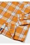 Baby Checkered Shirt Orange - 3