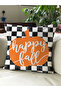 Autumn Themed 43X43 Velvet Cushion Cover - 6