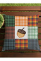 Autumn Themed 43X43 Velvet Cushion Cover - 7