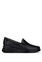 Women's Genuine Leather Black Casual Shoes