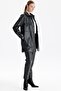 Black Leather Double Suit Set - 3