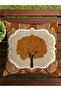 Autumn Themed 43X43 Velvet Cushion Cover - 7