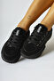Ancy Black Parachute Fabric Star Patch Women's Sneakers, Women's Sneakers - 6