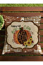 Autumn Themed 43X43 Velvet Cushion Cover - 2
