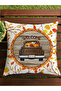 Autumn Themed 43X43 Velvet Cushion Cover - 2