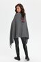 Women's Floral Embroidered Shawl G.Melange - 5