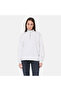 Levis Stand Collar Long Sleeve Gray Women's Cotton Sweatshirt 001U4-0000