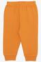 Baby Boy Bodysuit 3 Piece Set Cute Teddy Bear Embroidered Hooded 4 Months-1 Year Old, Orange - 4