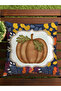 Autumn Themed 43X43 Velvet Cushion Cover - 7