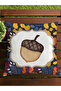 Autumn Themed 43X43 Velvet Cushion Cover - 7