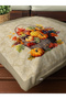 Autumn Themed 43X43 Velvet Cushion Cover - 8