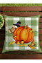 Autumn Themed 43X43 Velvet Cushion Cover - 7