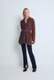 Ofelia Belted Brown Shirt - 3