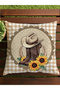 Autumn Themed 43X43 Velvet Cushion Cover - 2