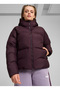 Burgundy Women's Coat 62648944   Poly Puffer Jacket