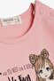 Girl's Long Sleeve T-Shirt Printed 1-4 Years, Salmon - 3