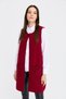 Women's Zero Collar Open Front Long Wool Vest V.Bruise - 5
