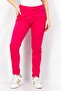 Women Skinny Fit Stretchable Plain Denim Jeans, Dark Pink