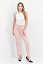 Women Skinny Fit Solid Denim Jeans, Pink - 4