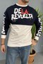 Printed Crew Neck Oversize Thin Sweatshirt - 2