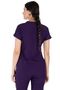 Dark Purple Stretch Fabric Fine Fabric Scrubs Doctor Nurse Scrubs Batwing Sleeve Surgical Set - 4
