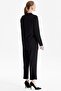 Black Knitwear Double Breasted Jacket and Trousers Set - 4
