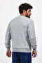 Men's Button Closure Pocket Knitwear Gray Knitted Cardigan Mz89916 - 6
