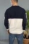 Printed Crew Neck Oversize Thin Sweatshirt - 3