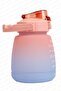 Lusca BPA Free Motivational Water Bottle 1.3 LT Pink-Blue Water Bottle, Water Bottle, Water Bottle - 6